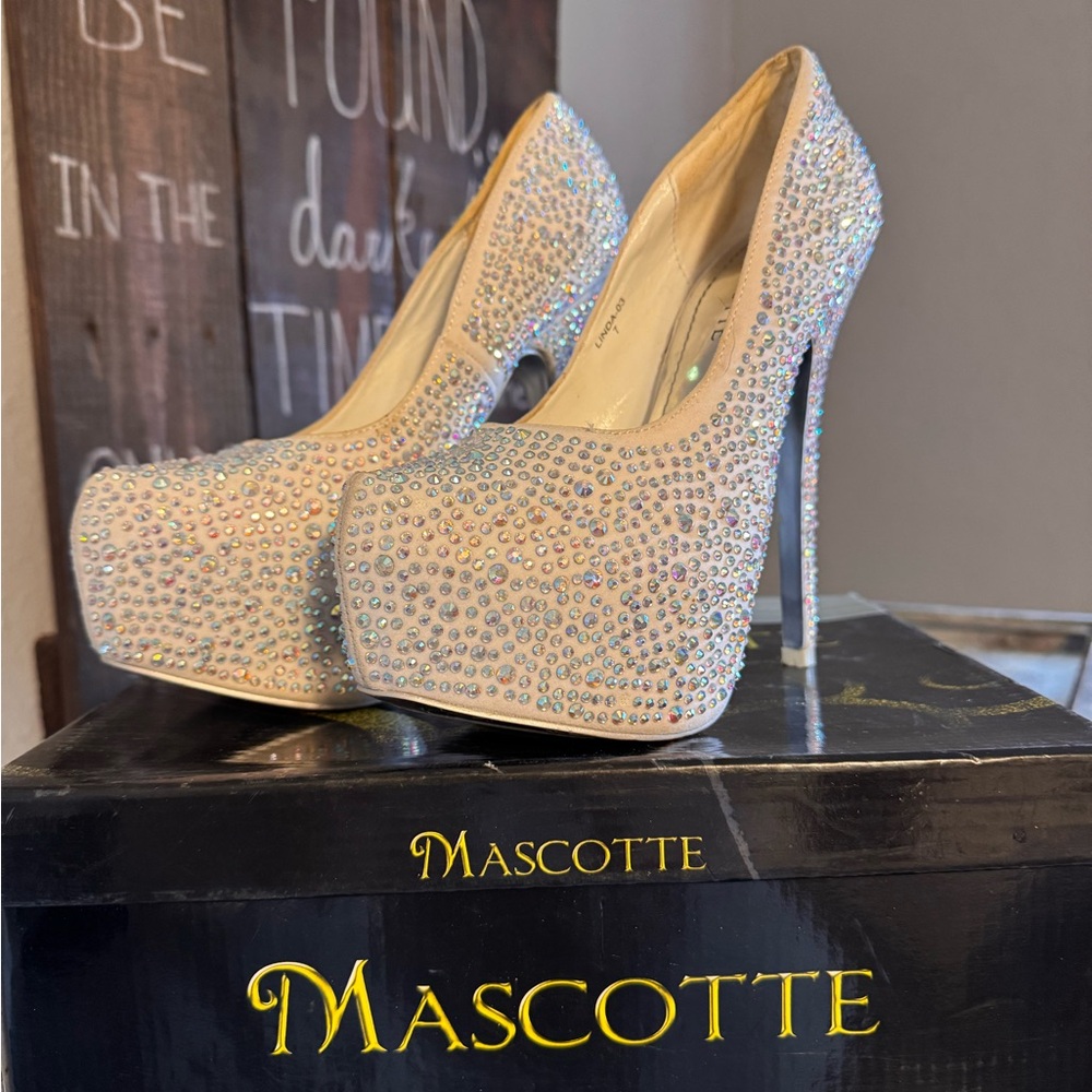 Mascott Women's Glittering Heels - Silver